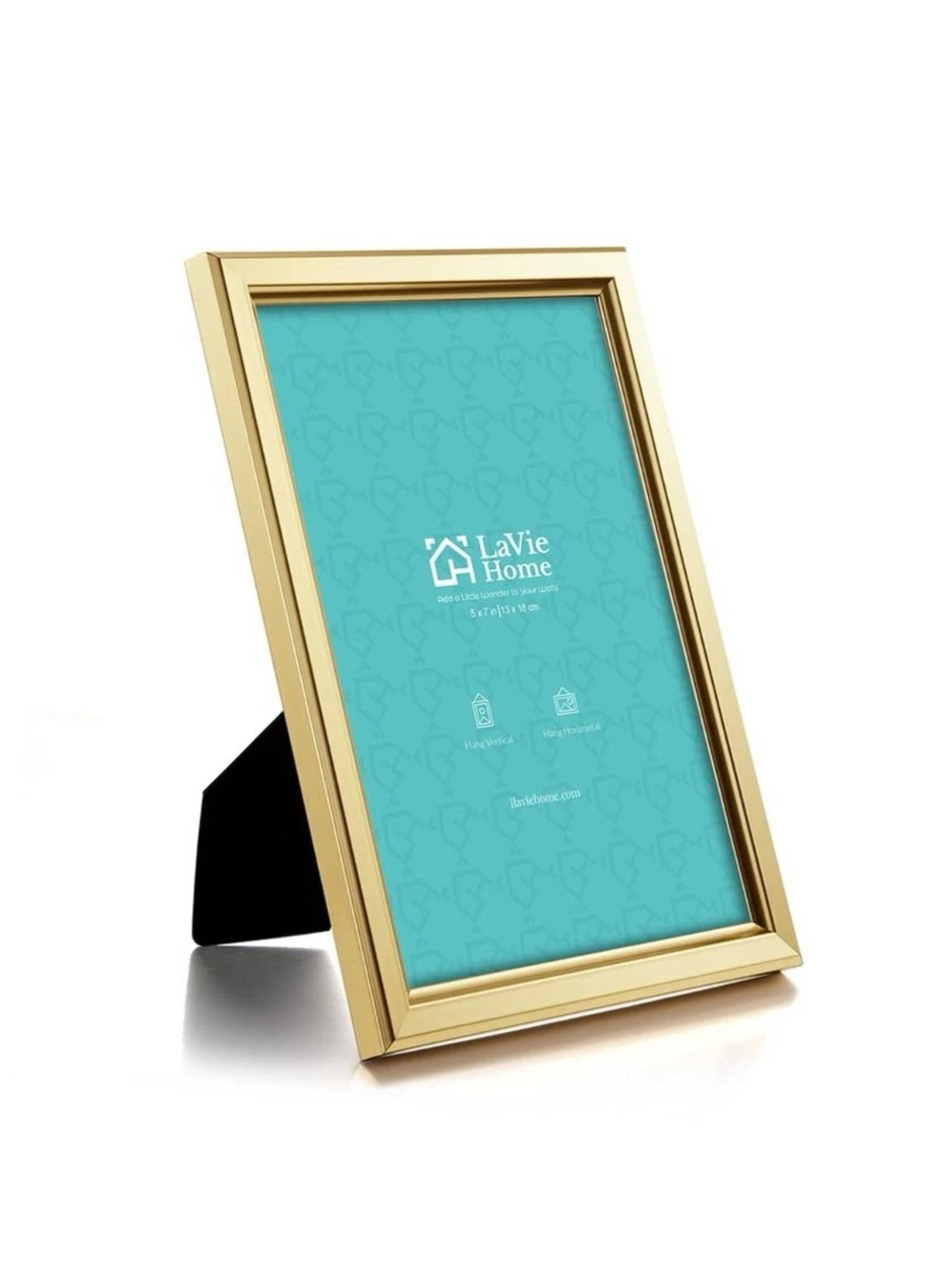 NWT LaVie Home Set of Four Gold Tone Picture Frames- 5 x 7